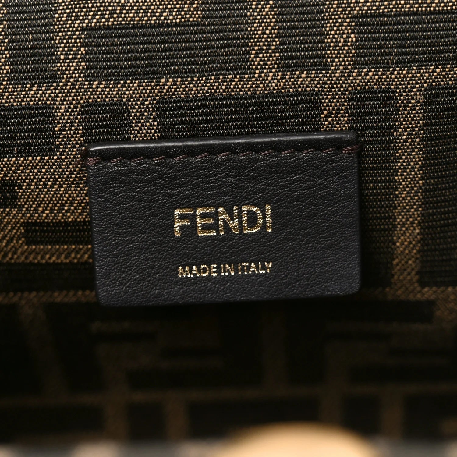 FENDI FENDI FIRST SMALL NAPPA LEATHER BAG IN CARAMELLO