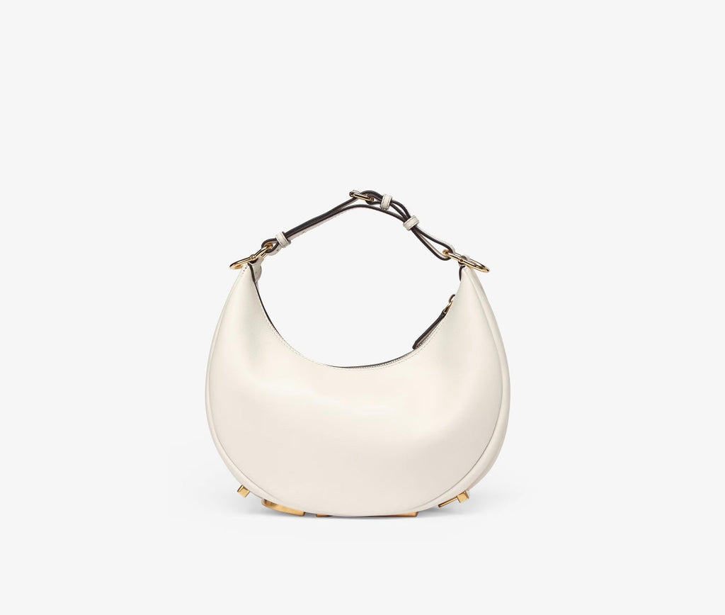 FENDI FENDIGRAPHY SMALL CALFSKIN LEATHER SHOULDER BAG
