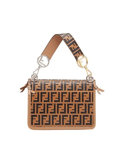 FENDI KAN I FF ZUCCA SHOULDER BAG