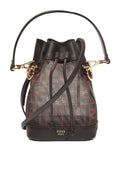 FENDI FF 1974 VITELLO GRACE MINI MON TRESOR BUCKET BAG