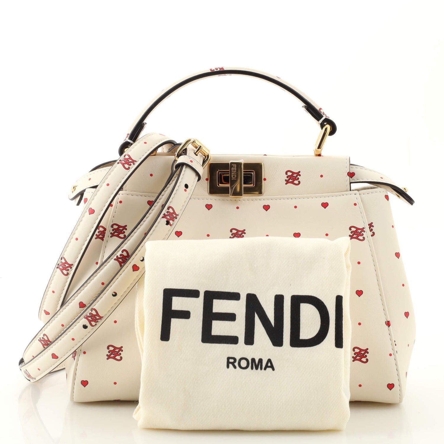 FENDI MINI VALENTINE'S DAY PEEKABOO LIMITED EDITION BAG