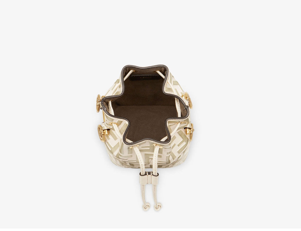 FENDI MINI ZUCCA MON TRESOR BUCKET BAG