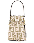FENDI MINI ZUCCA MON TRESOR BUCKET BAG