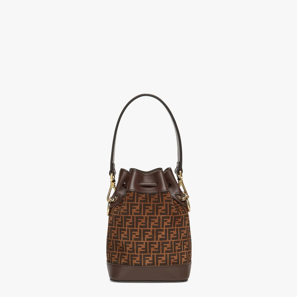 FENDI FF MINI  MON TRÉSOR BUCKET BAG WITH SHOULDER STRAP