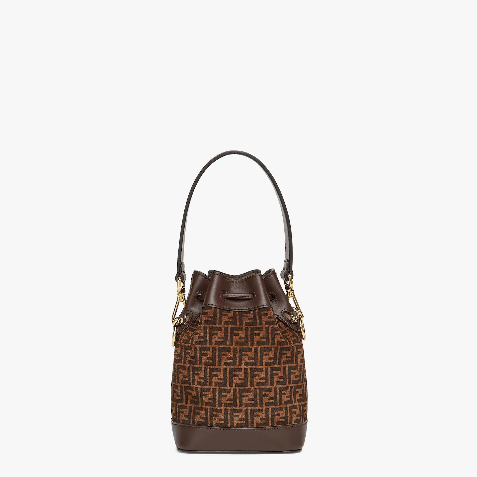 FENDI FF MINI  MON TRÉSOR BUCKET BAG WITH SHOULDER STRAP