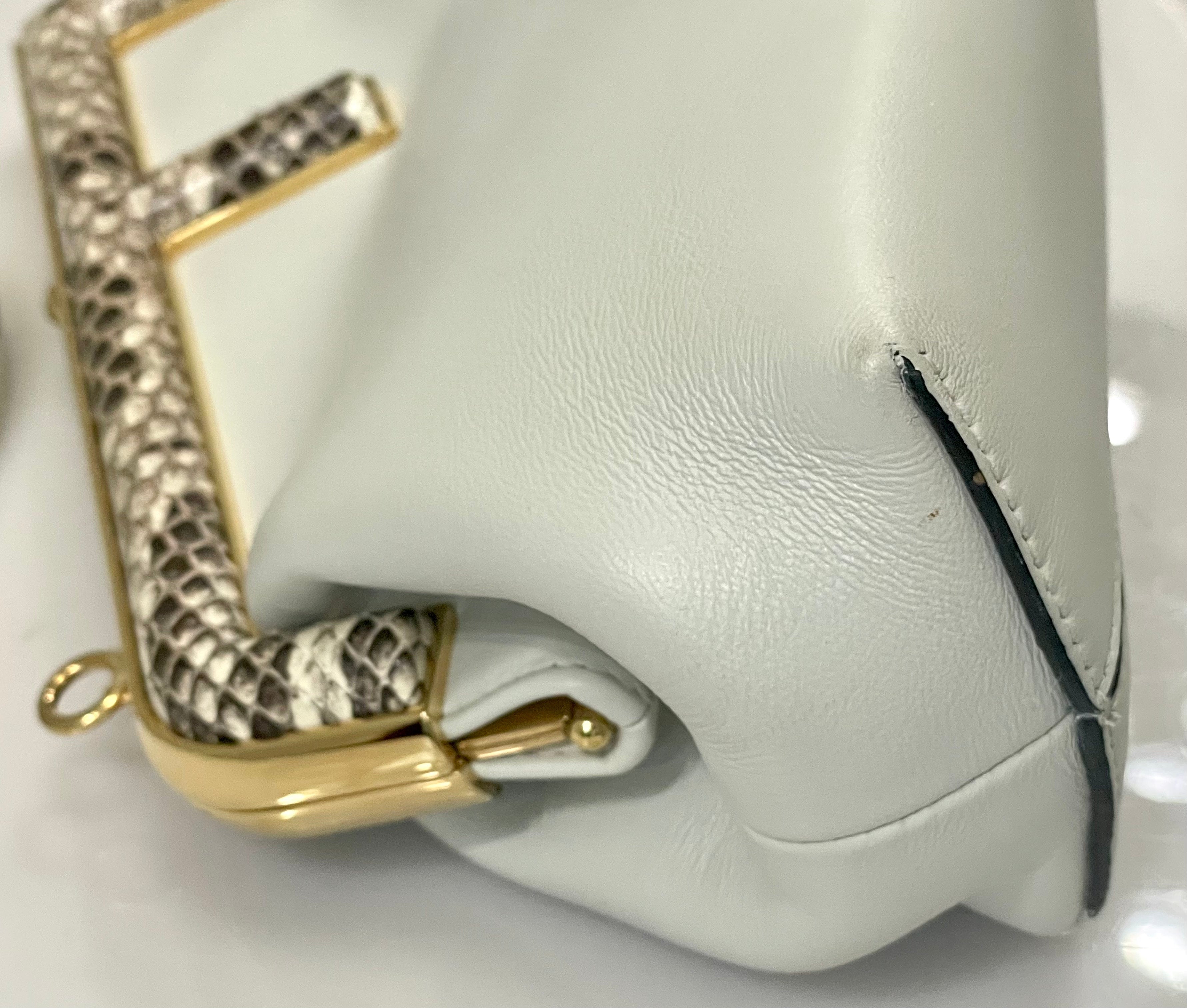 FENDI SMALL FENDI FIRST NAPPA LEATHER BAG