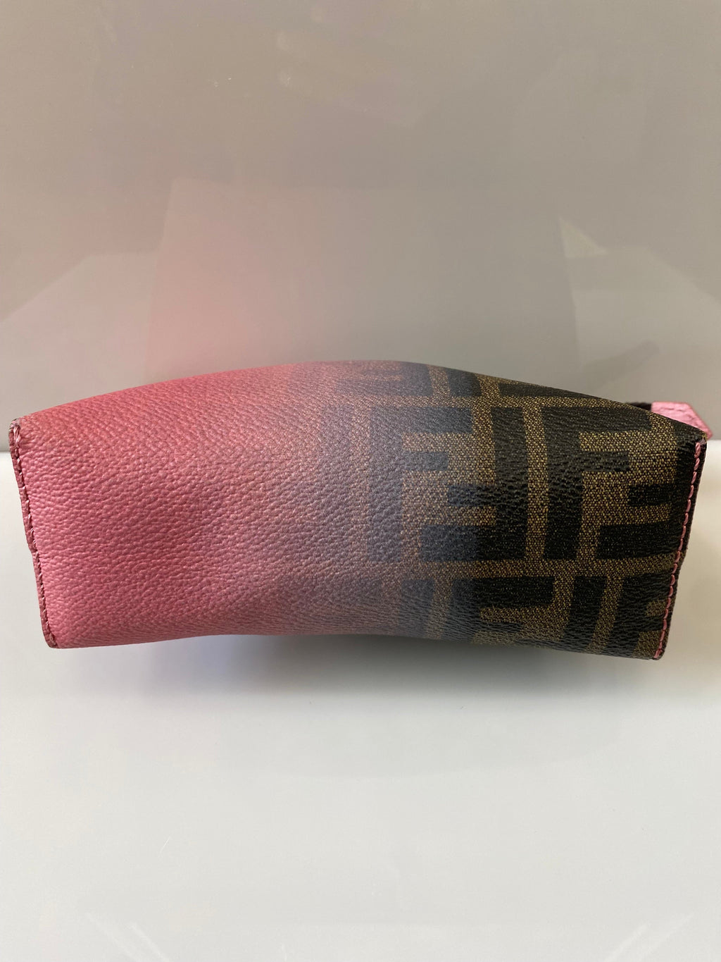 FENDI FF OMBRE ZUCCA SMALL COSMETIC CASE