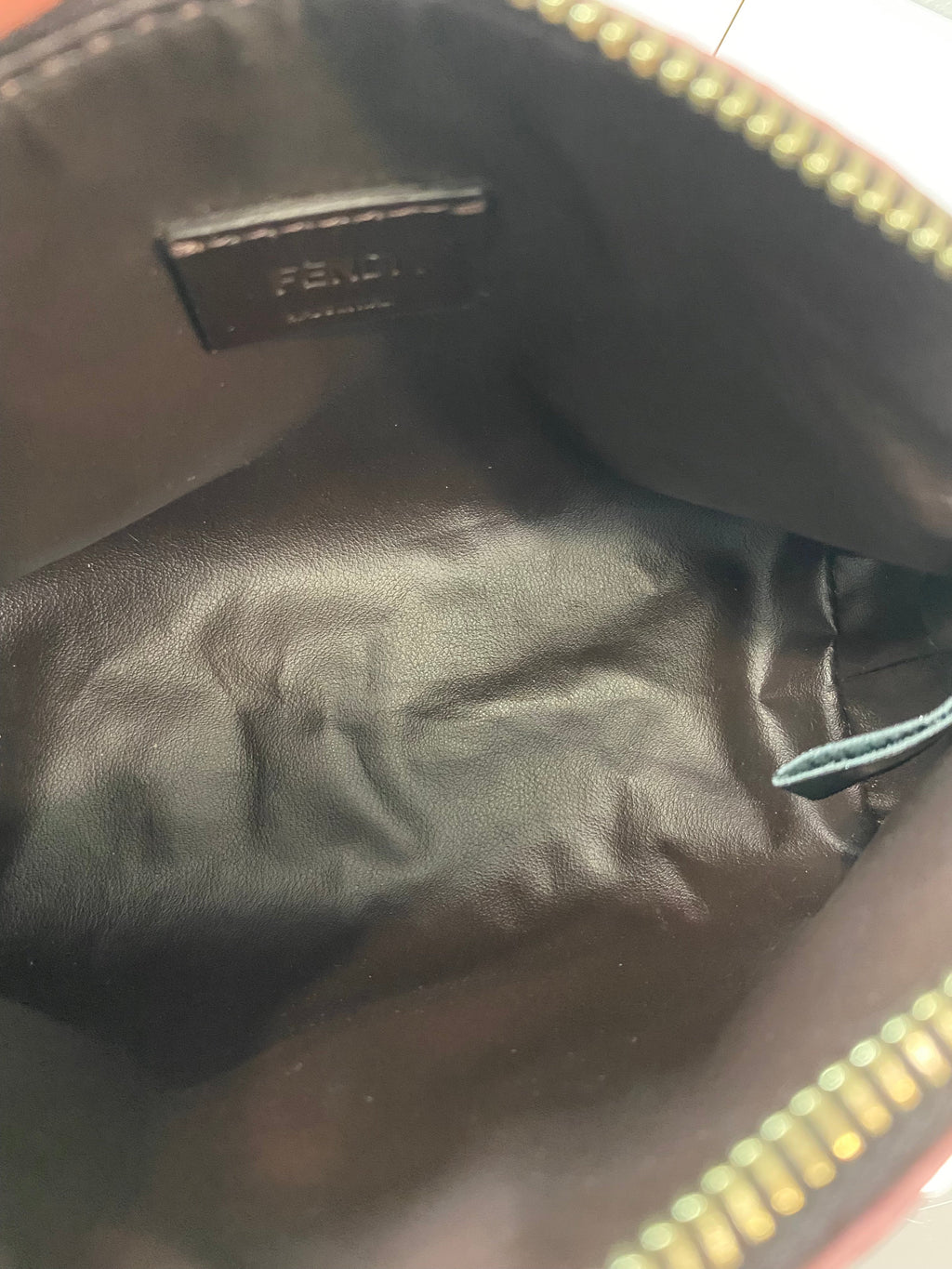 FENDI FF OMBRE ZUCCA SMALL COSMETIC CASE
