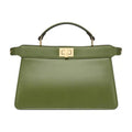 FENDI PEEKABOO ISEEU EAST WEST LEATHER SATCHEL BAG