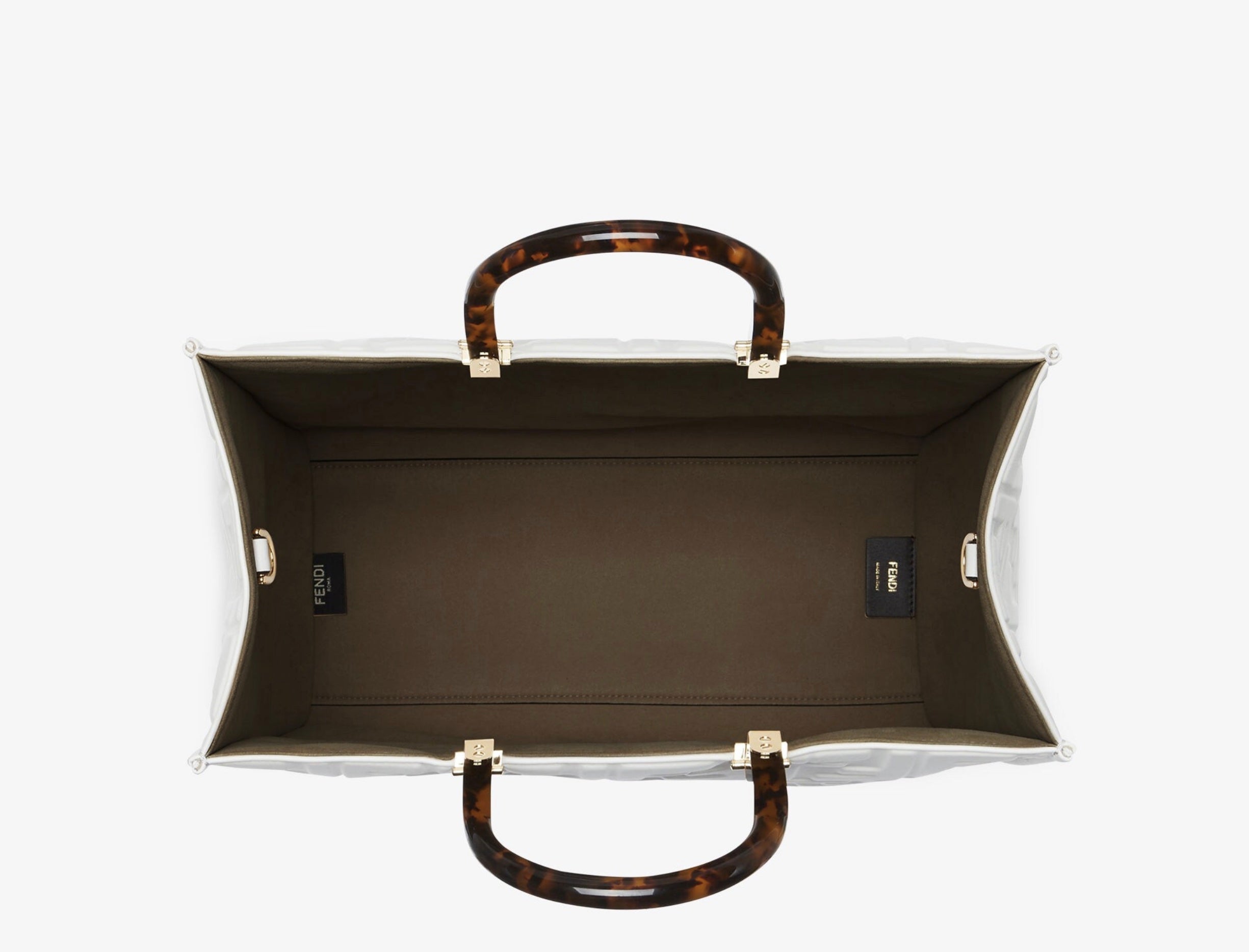 FENDI SUNSHINE MEDIUM LEATHER TOTE BAG