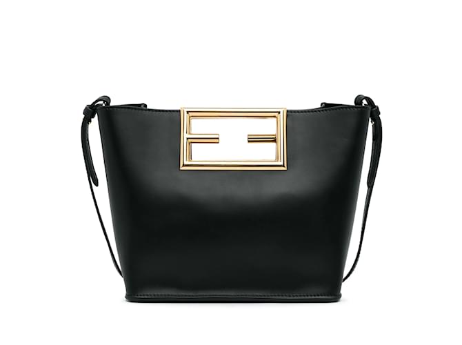 FENDI VITELO KING FENDI WAY CALFSKIN LEATHER LARGE TOTE BAG