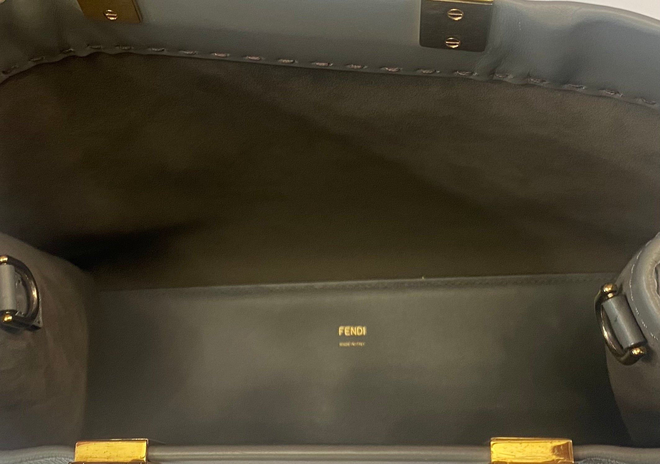 FENDI VITELLO KING FENDI SUNSHINE MEDIUM LEATHER SHOPPER TOTE BAG