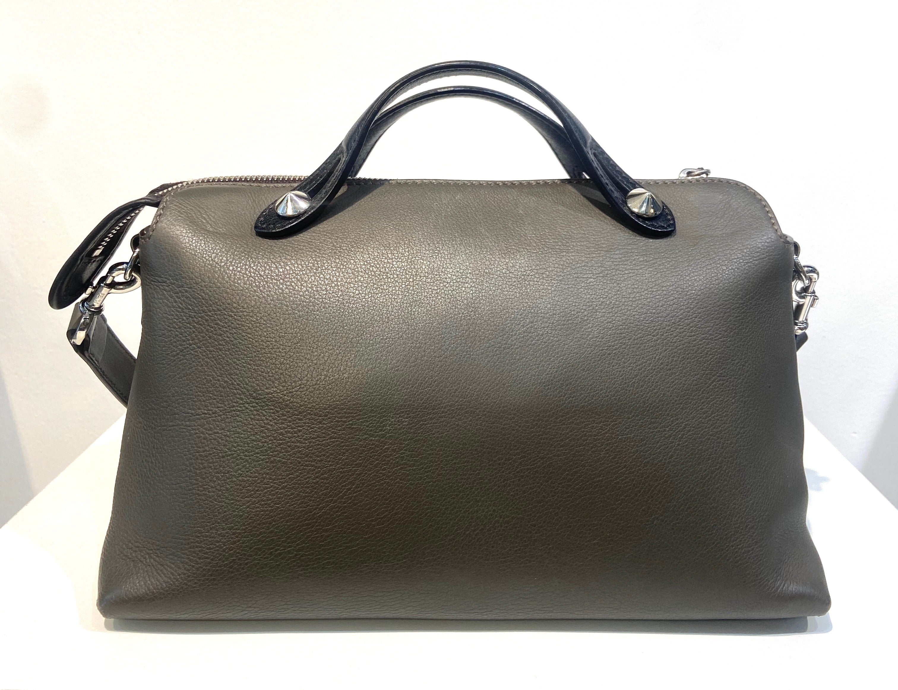 FENDI VITELLO DOLCE CALFSKIN LEATHER BY THE WAY SHOULDER BAG