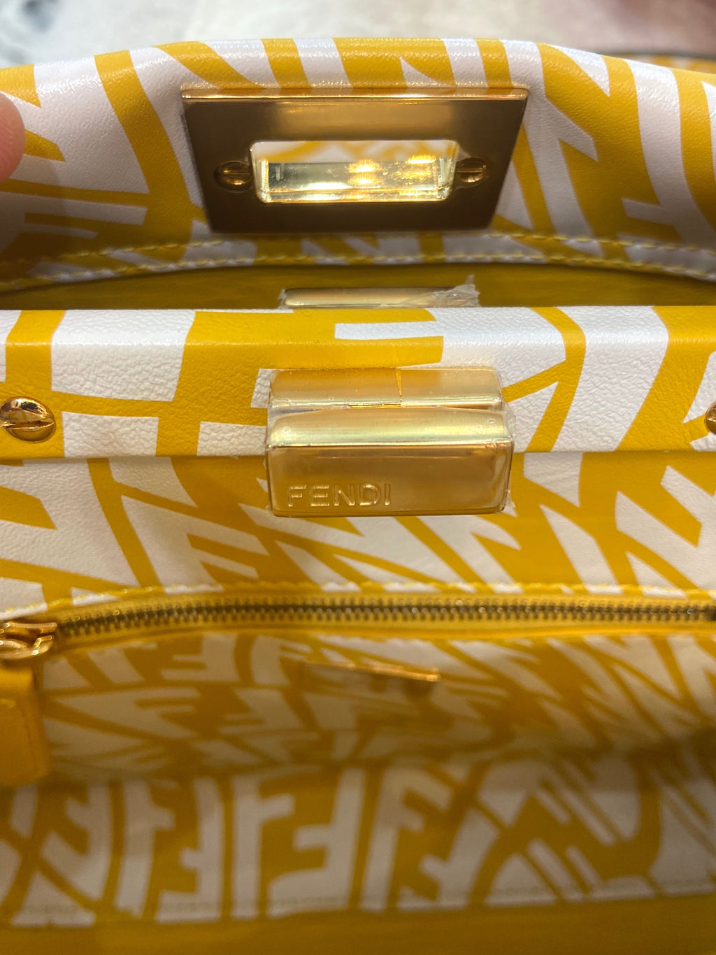 FENDI X SARAH COLEMAN MINI VERTIGO PEEKABOO BAG
