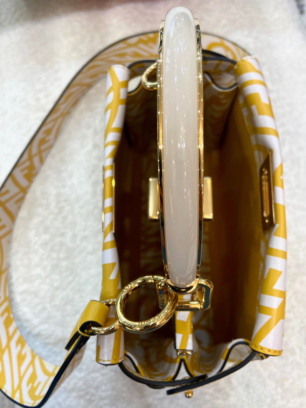FENDI X SARAH COLEMAN MINI VERTIGO PEEKABOO BAG