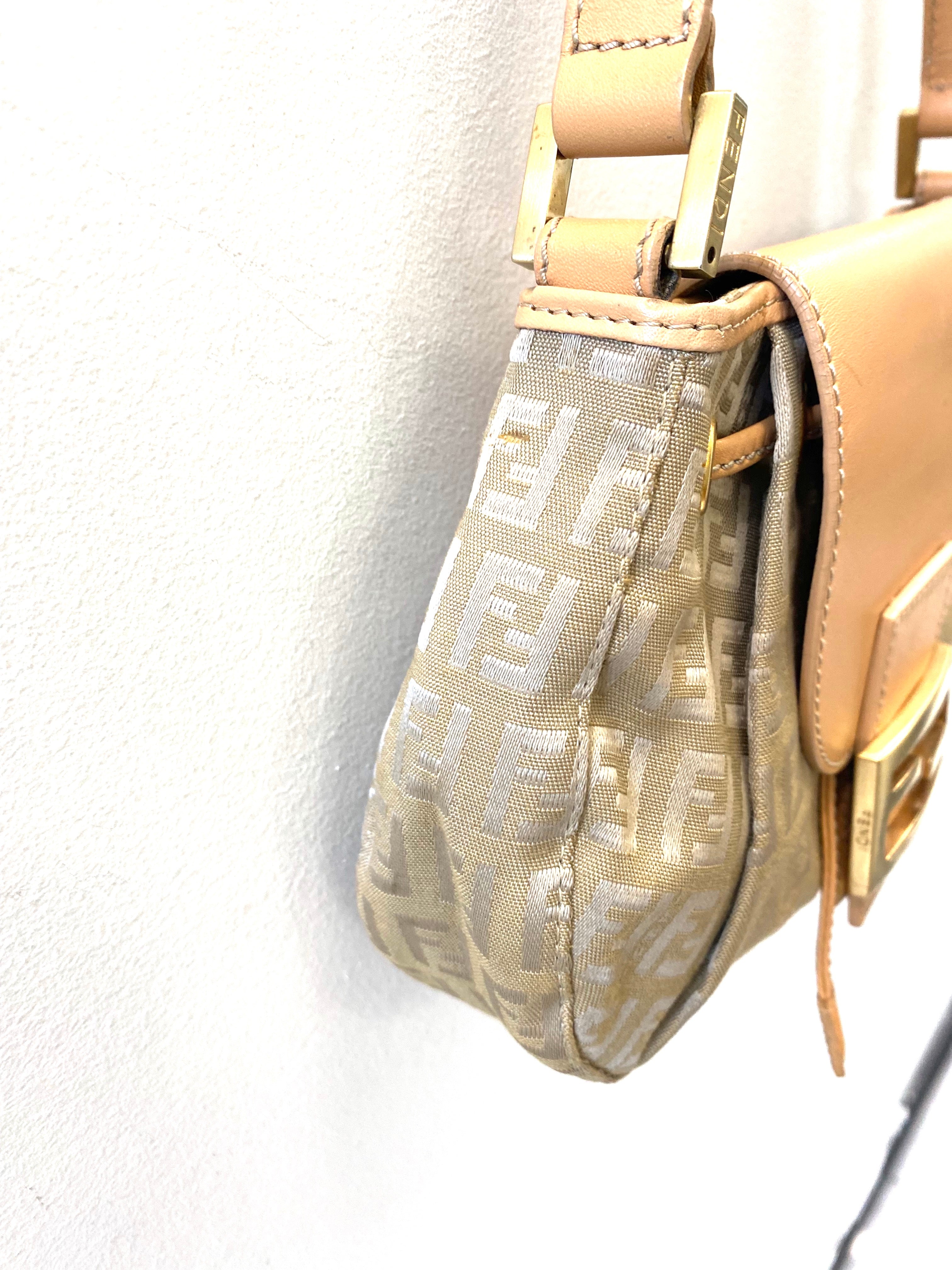 FENDI ZUCCHINO VINTAGE SATCHEL BAG