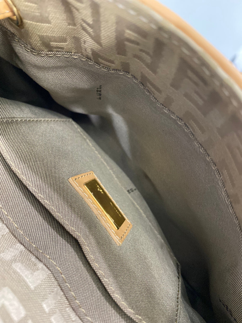 FENDI ZUCCHINO VINTAGE SATCHEL BAG