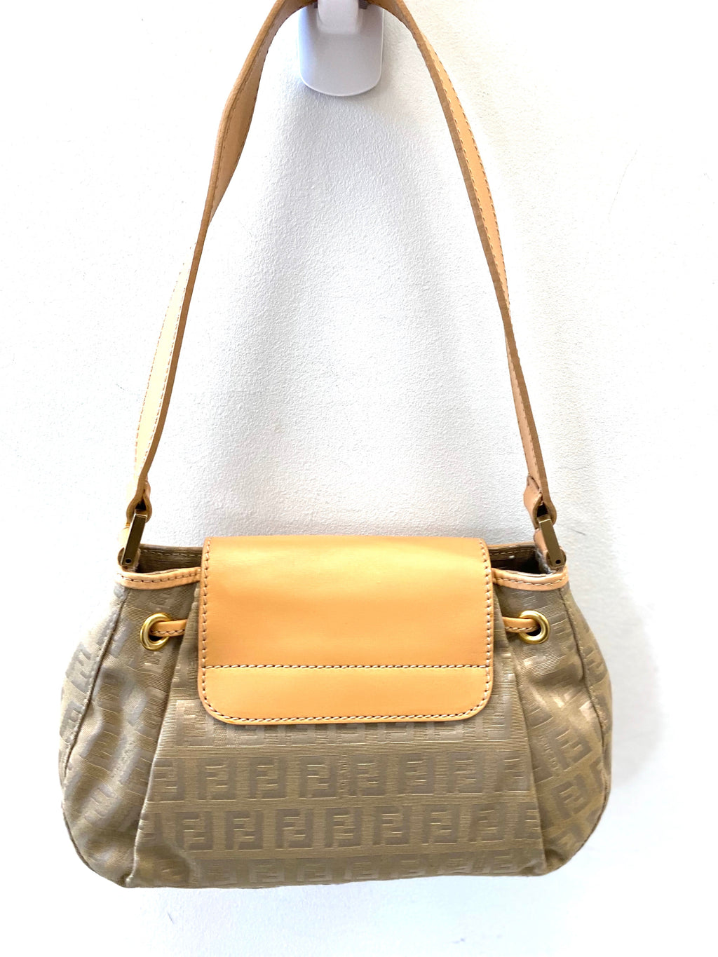 FENDI ZUCCHINO VINTAGE SATCHEL BAG