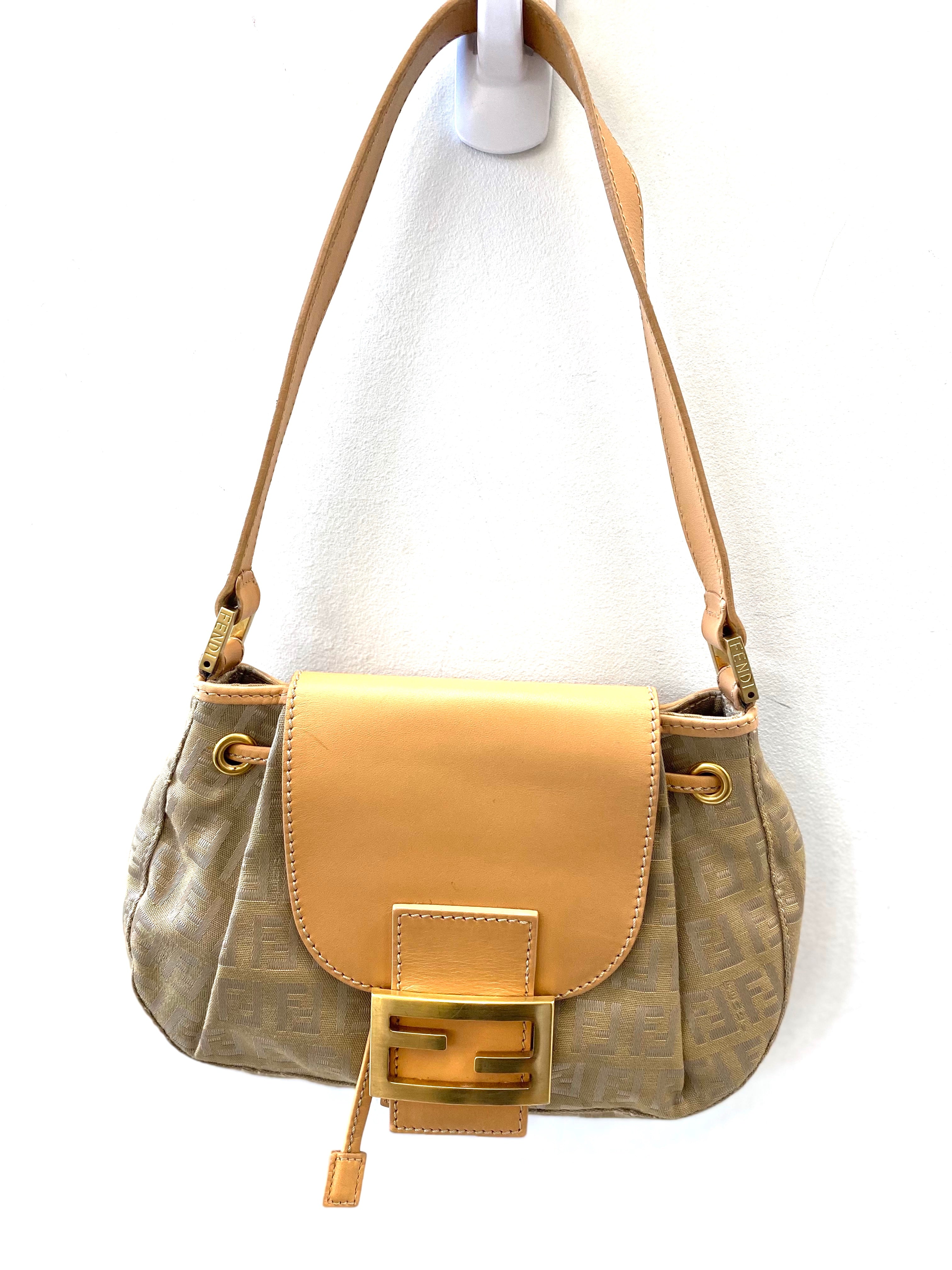 FENDI ZUCCHINO VINTAGE SATCHEL BAG