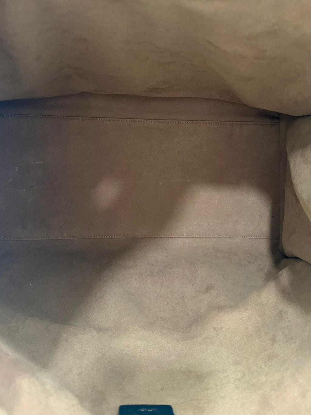 FENDI RUNWAY COLLECTION FF EMBOSSED CALFSKIN SHOPPER TOTE BAG