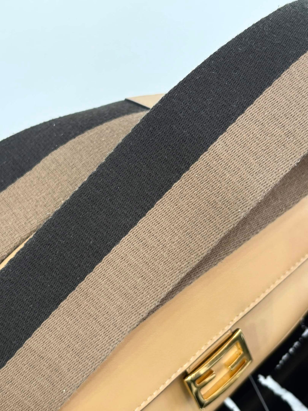 FENDI BAGUETTE CALFSKIN LEATHER SHOULDER BAG