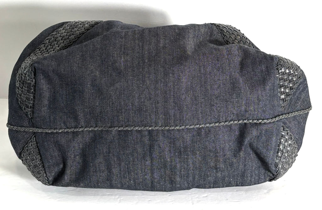 FENDI DENIM & LEATHER  SPY BAG