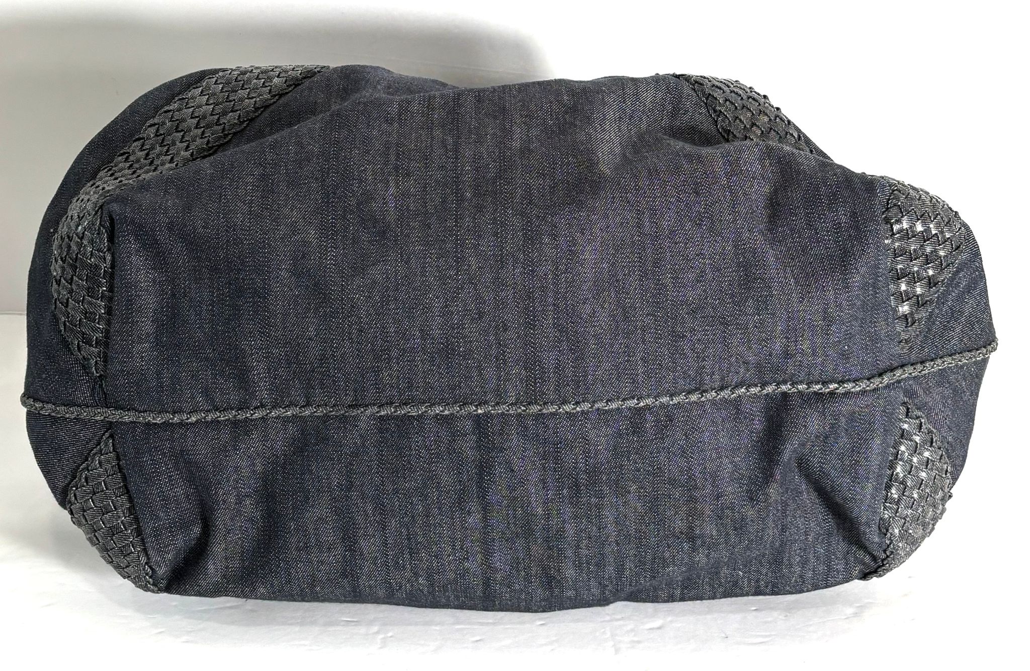 FENDI DENIM & LEATHER  SPY BAG