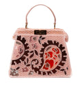 FENDI PEEKABOO ISEEU MEDIUM TRAFORATA ROSA BAG