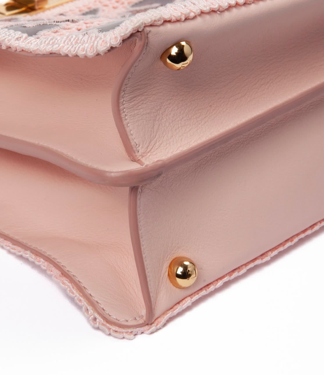FENDI PEEKABOO ISEEU MEDIUM TRAFORATA ROSA BAG