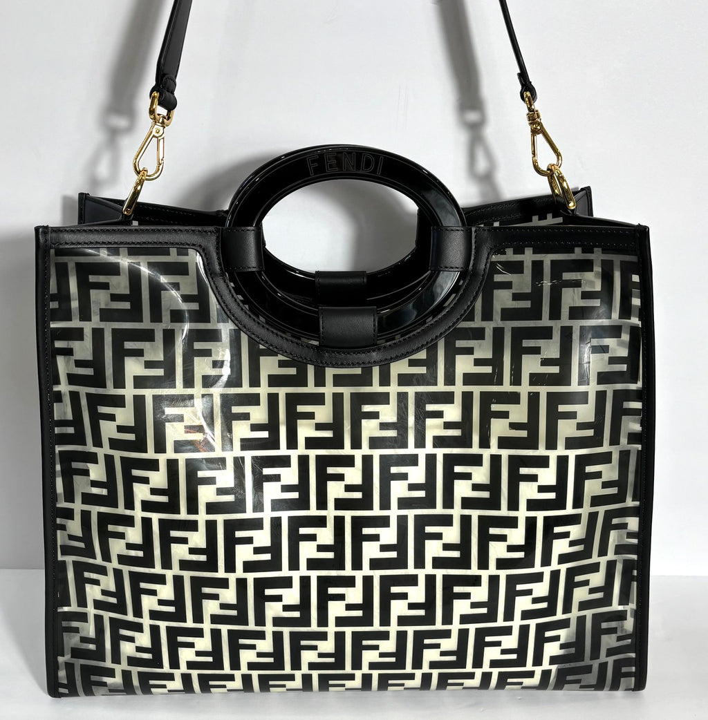 FENDI PVC LARGE RUNWAY TOTE