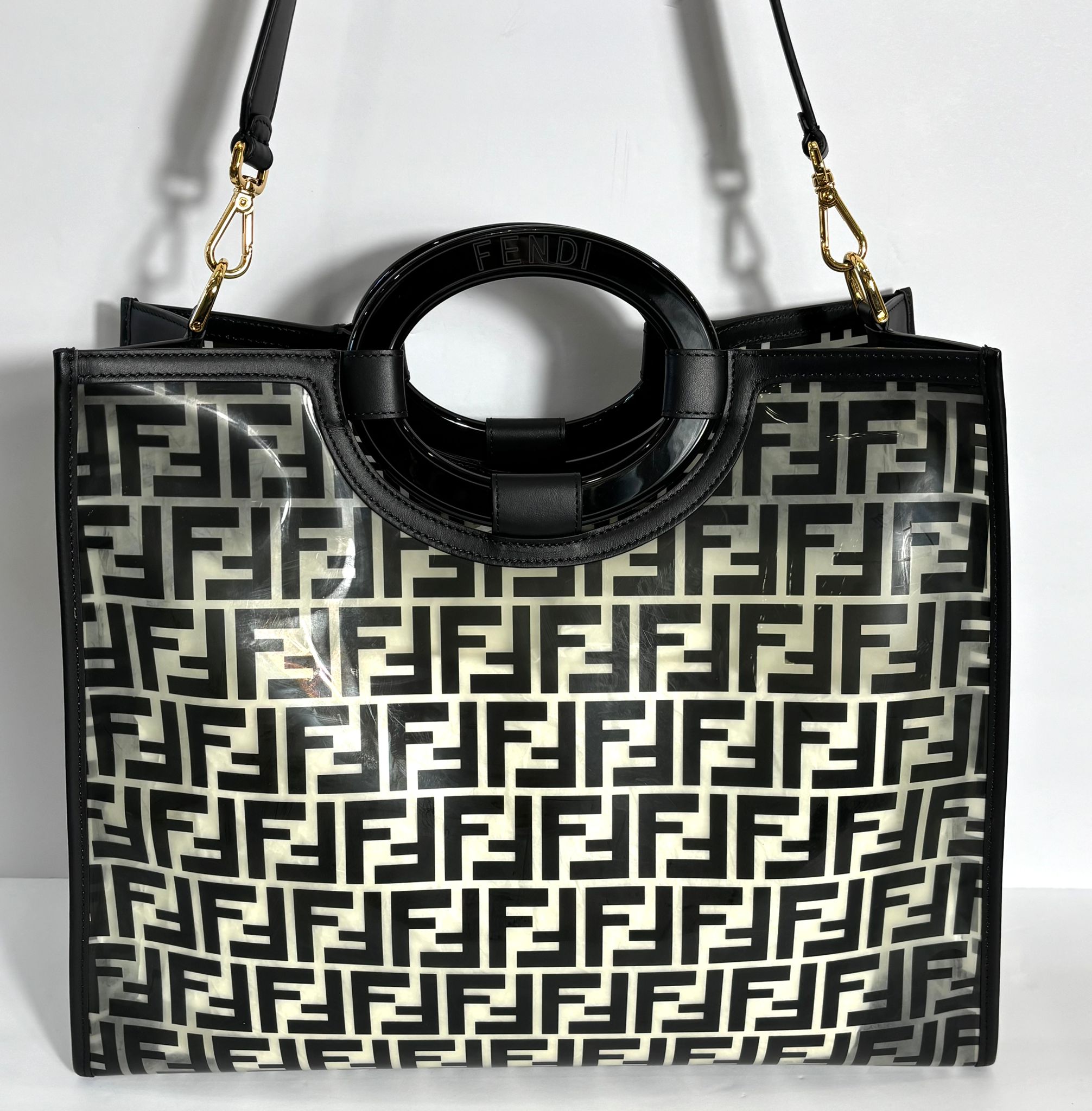 FENDI PVC LARGE RUNWAY TOTE