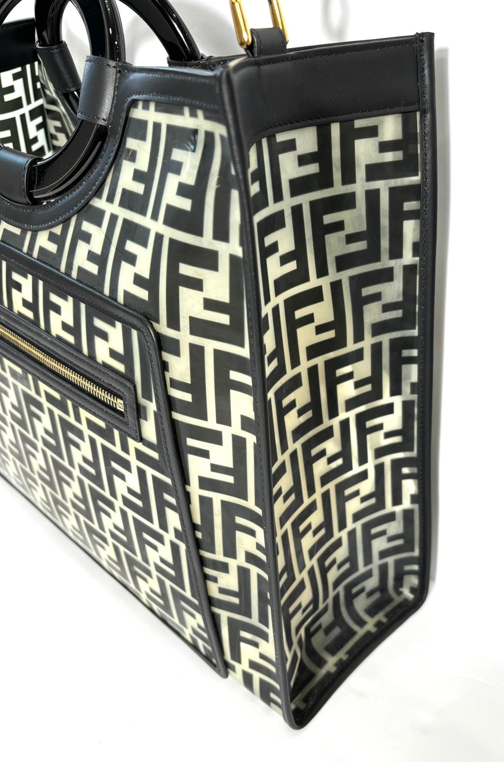 FENDI PVC LARGE RUNWAY TOTE