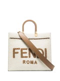 FENDI SHEARLING SUNSHINE TOTE MEDIUM BAG (LIMITED EDITION)