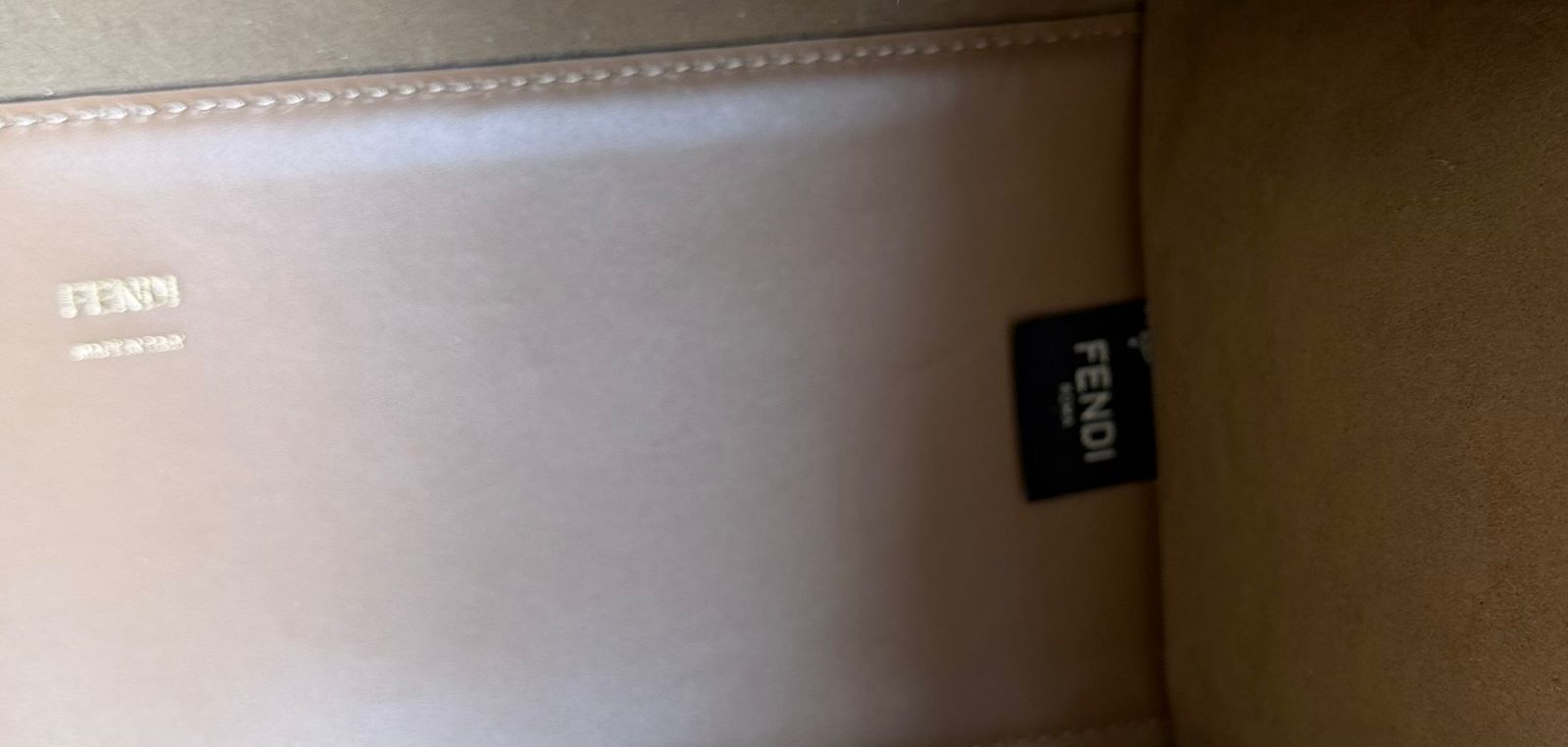 FENDI SHEARLING SUNSHINE TOTE MEDIUM BAG (LIMITED EDITION)