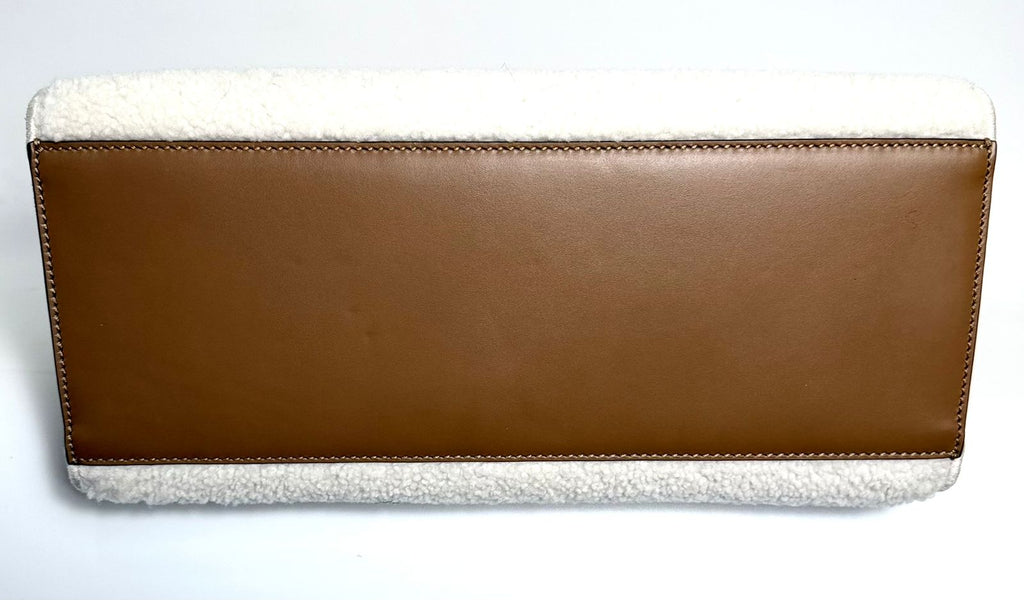 FENDI SHEARLING SUNSHINE TOTE MEDIUM BAG (LIMITED EDITION)