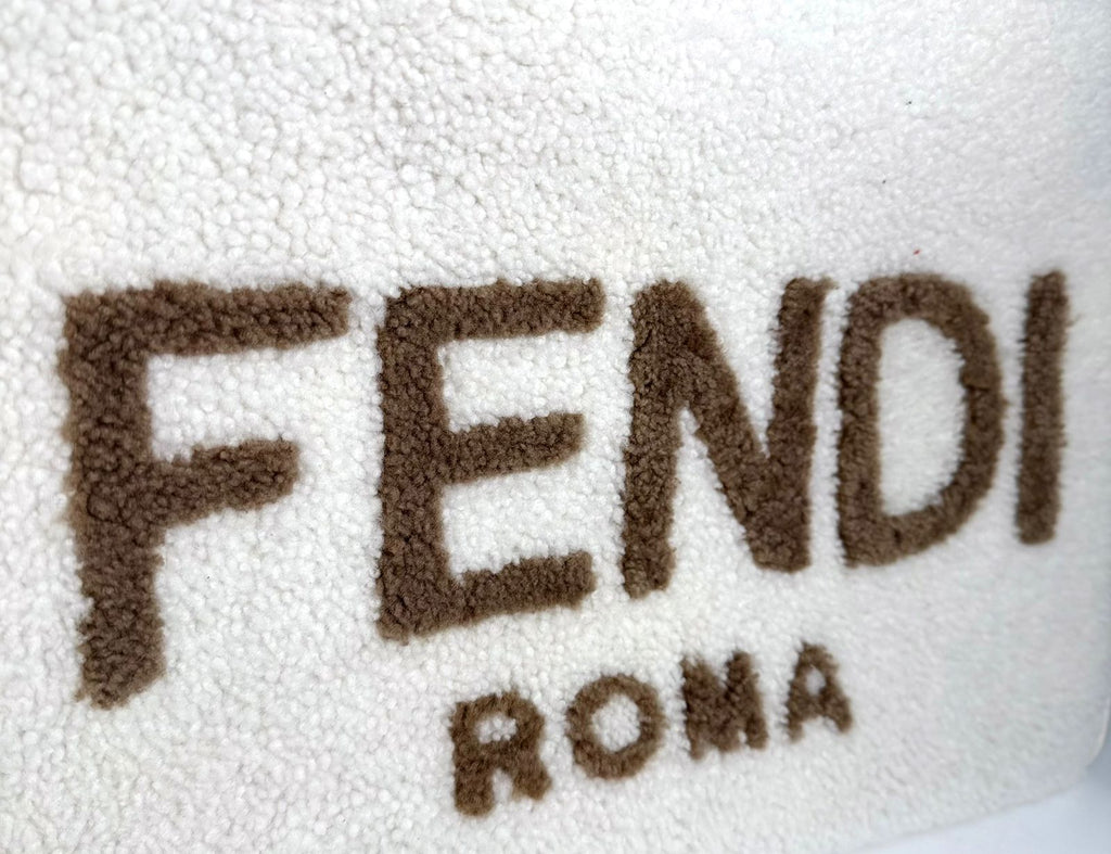 FENDI SHEARLING SUNSHINE TOTE MEDIUM BAG (LIMITED EDITION)