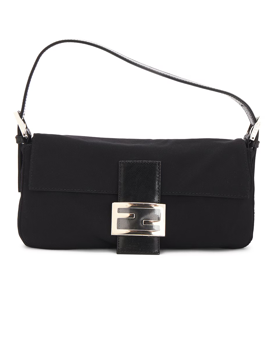 FENDI VINTAGE NEOPRENE BAGUETTE SHOULDER BAG