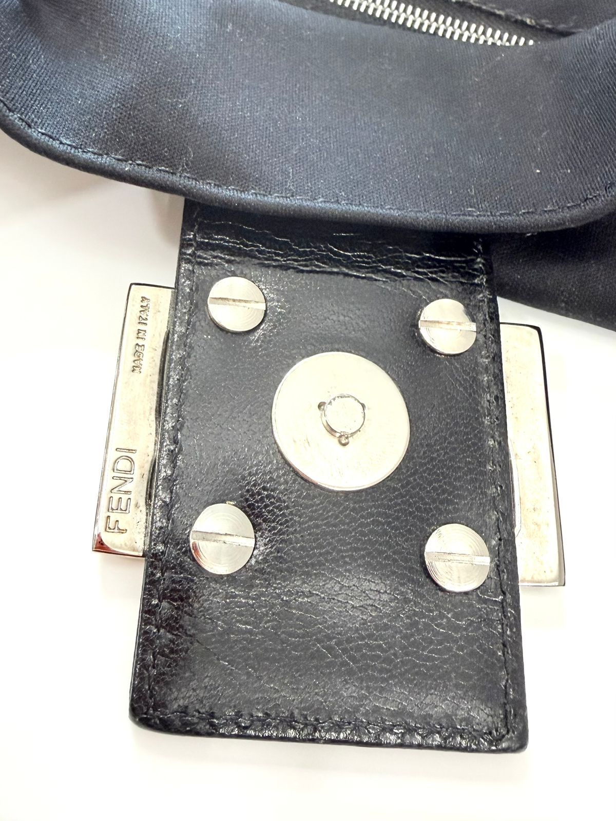 FENDI VINTAGE NEOPRENE BAGUETTE SHOULDER BAG