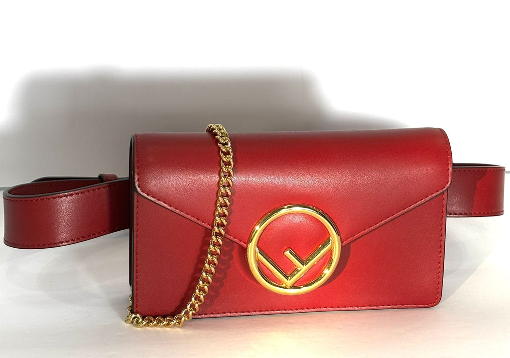 FENDI VITELLO F CONVERTIBLE BELT BAG
