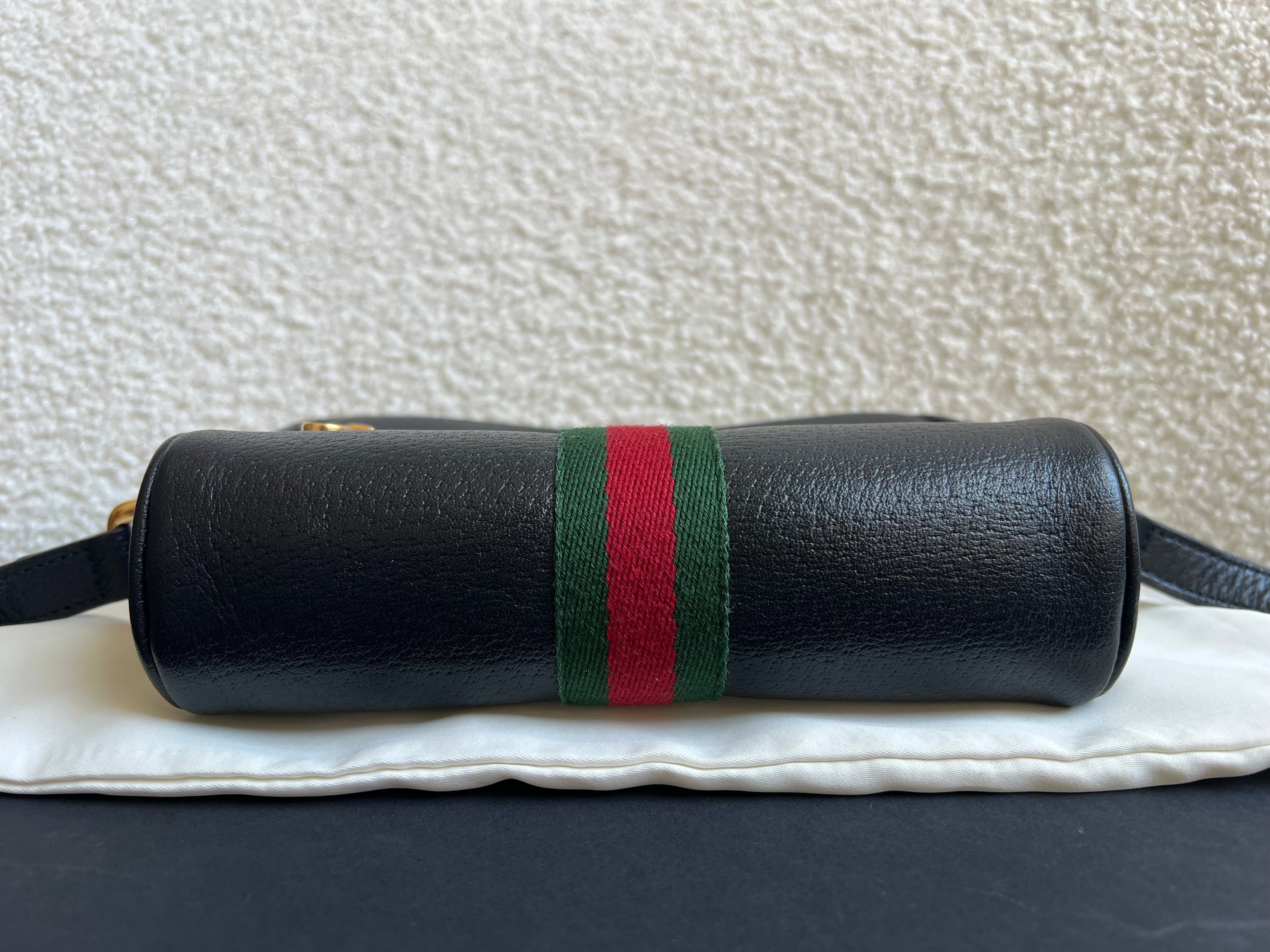 Gucci GG Black Ophidia Mini Shoulder Bag