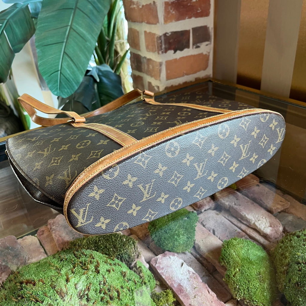 LOUIS VUITTON Babylon Monogram Canvas Brown Tote Bag