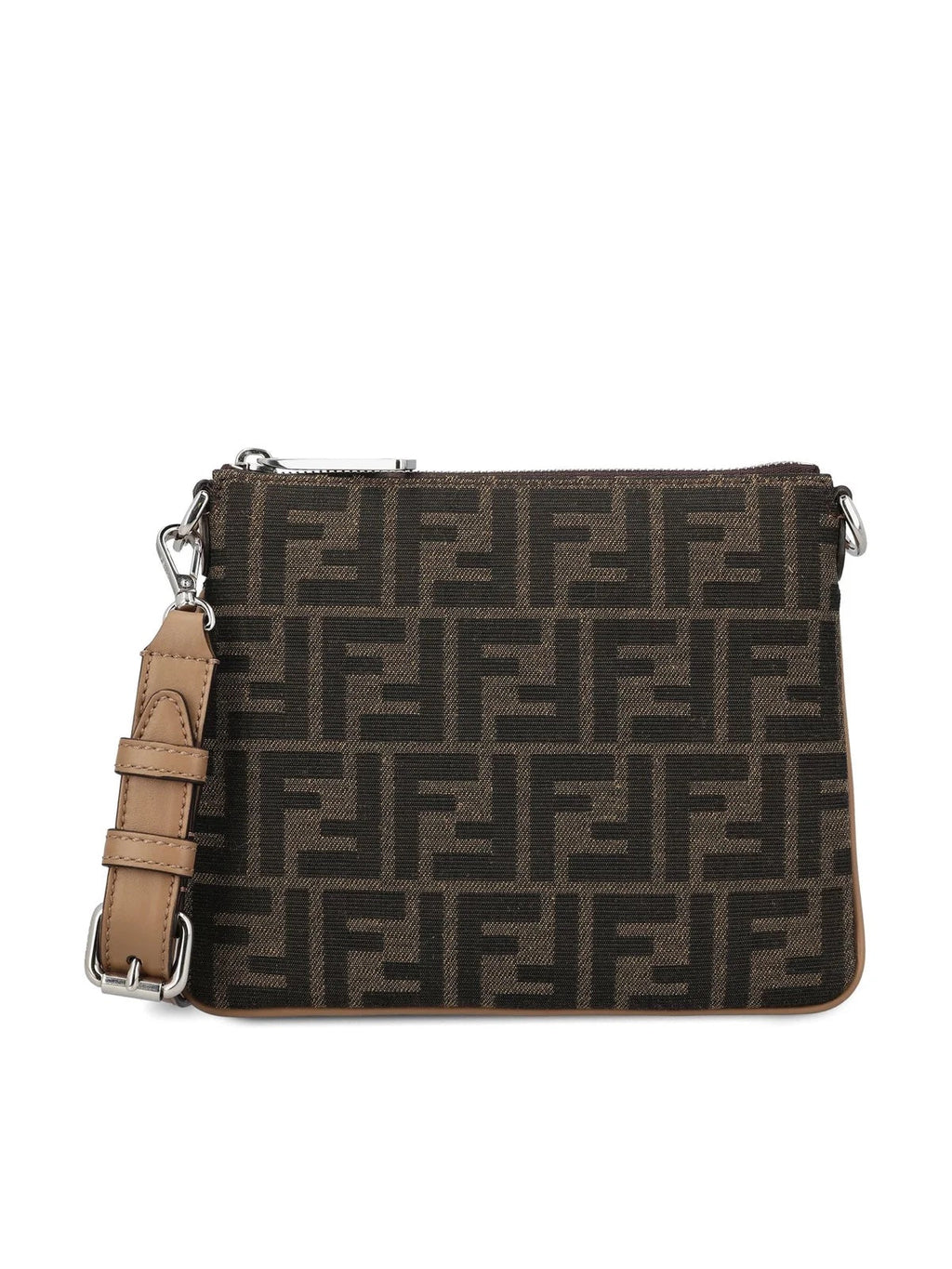 FENDI FF MONOGRAM MINI CROSSBODY BAG