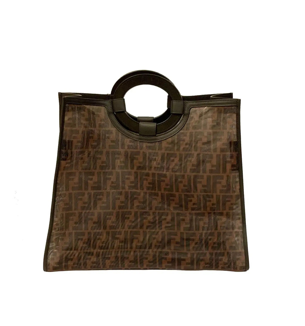 FENDI FF RUNAWAY SHOPPING TOTE BAG