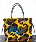 FENDI SUNSHINE SHERLING SHOPPER RUNWAY LIMITED EDITION TOTE BAG