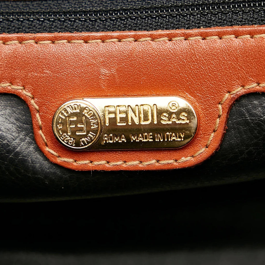 FENDI PEQUIN DOME SATCHEL BAG