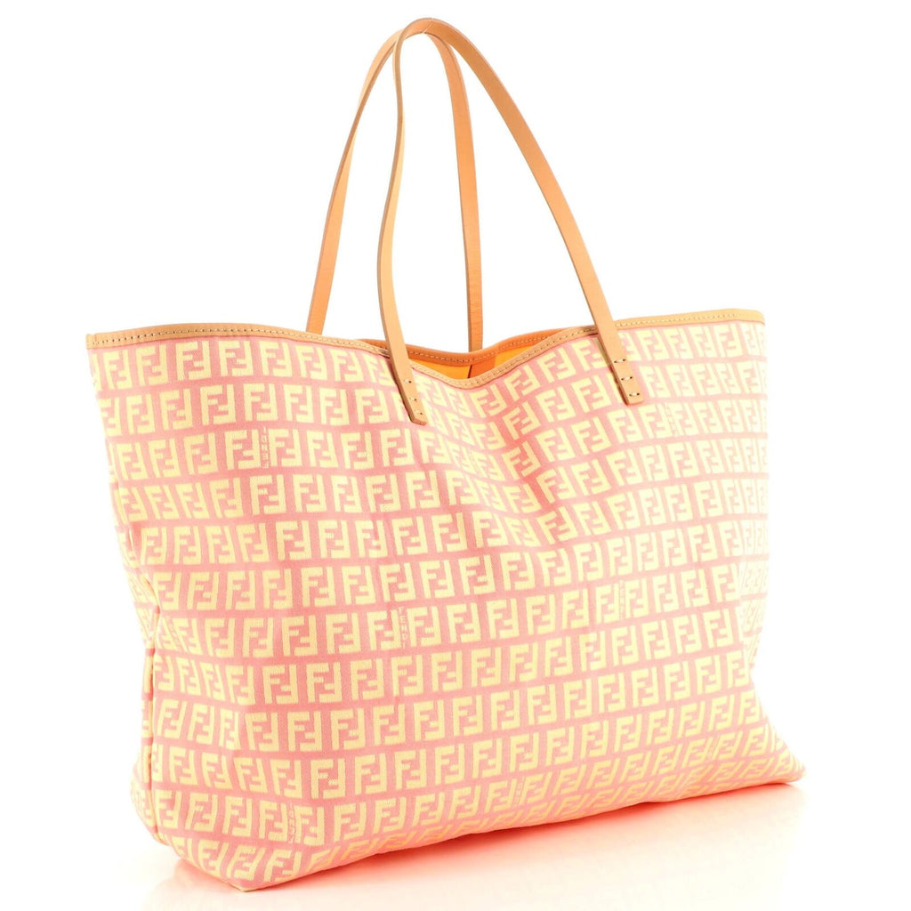 FENDI ZUCCHINO JACQUARD TOTE BAG
