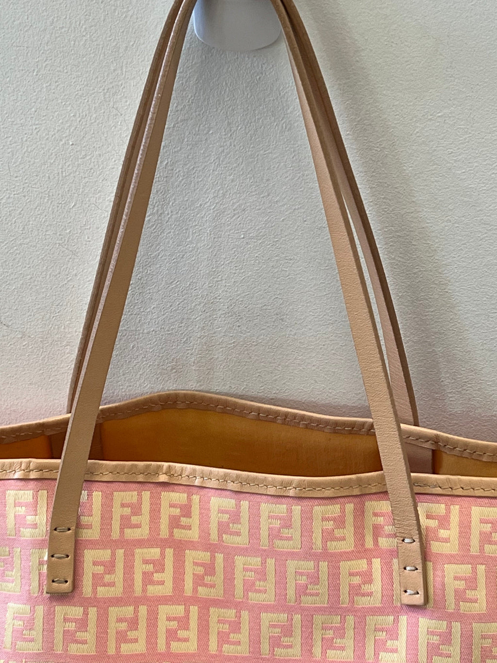 FENDI ZUCCHINO JACQUARD TOTE BAG