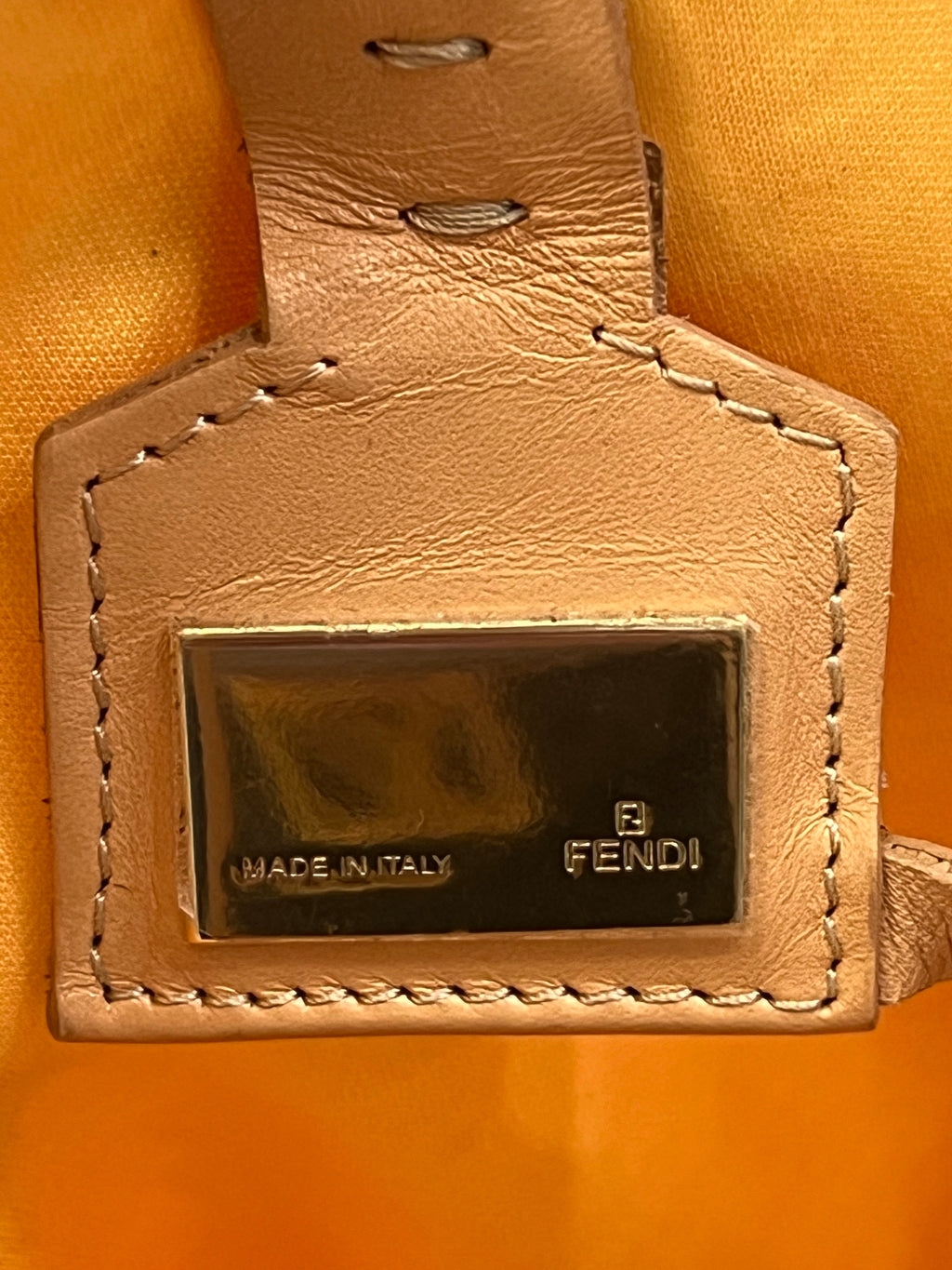 FENDI ZUCCHINO JACQUARD TOTE BAG