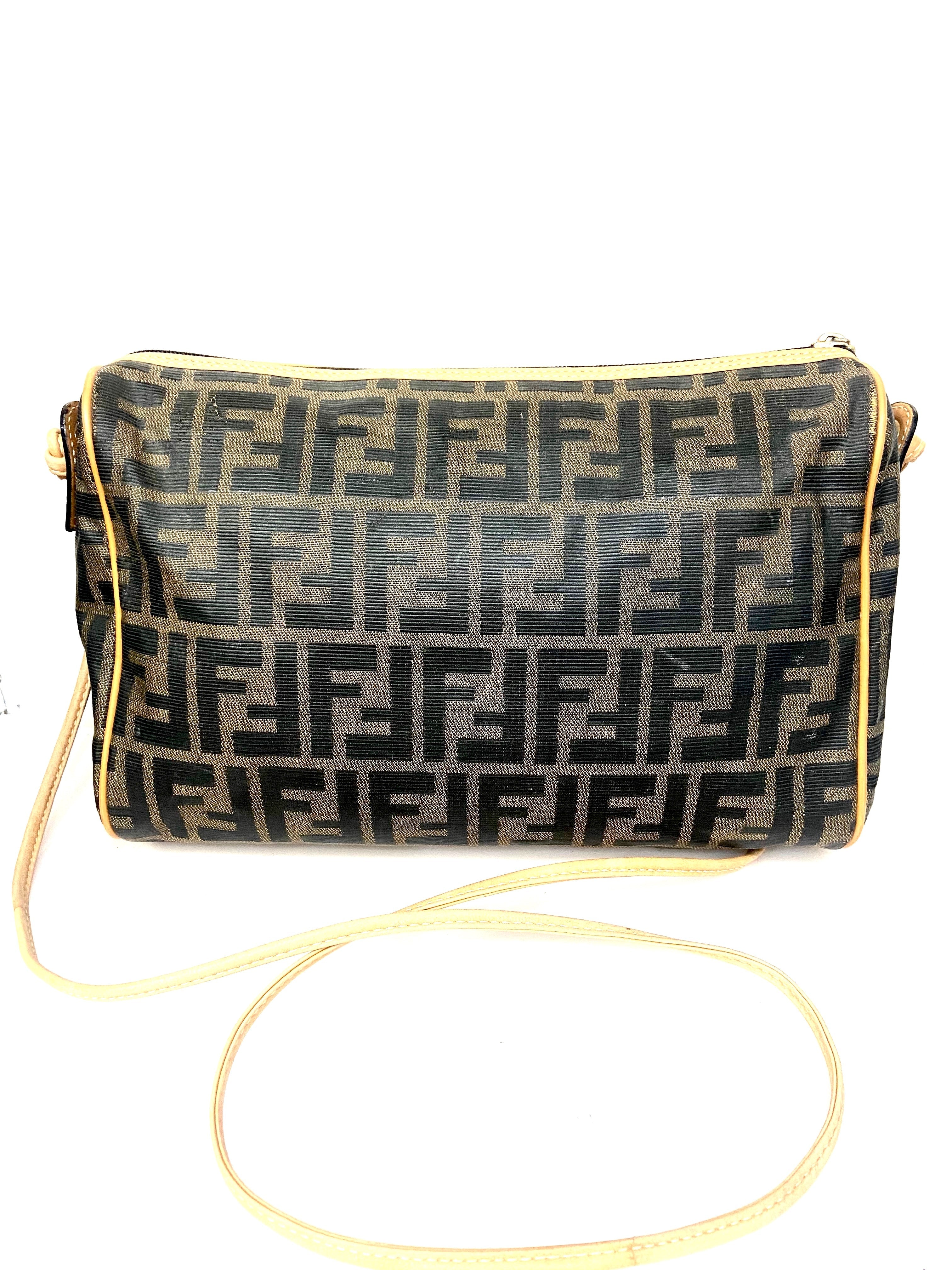 FENDI ROMA VINTAGE ZUCCA CROSSBODY BAG