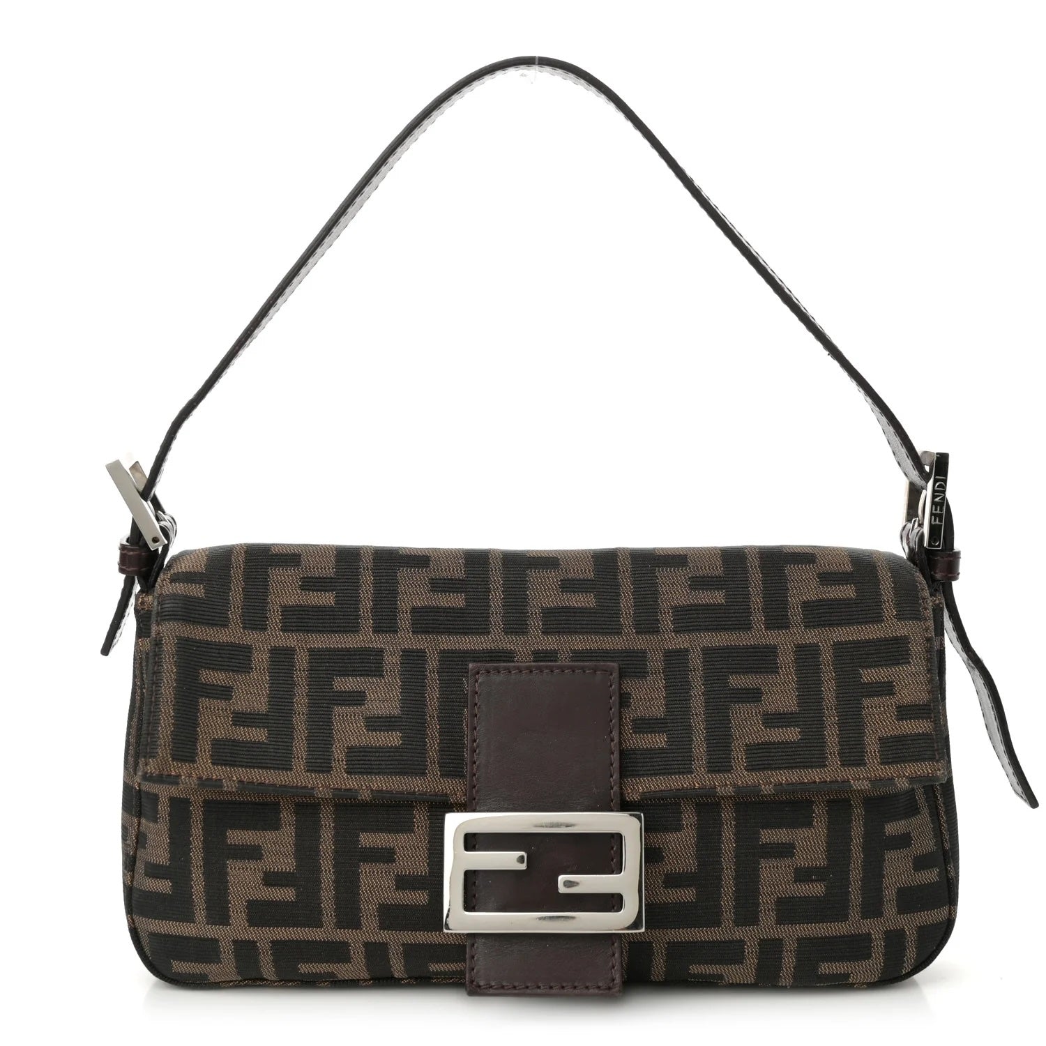FENDI FF ZUCCA BAGUETTE SHOULDER BAG